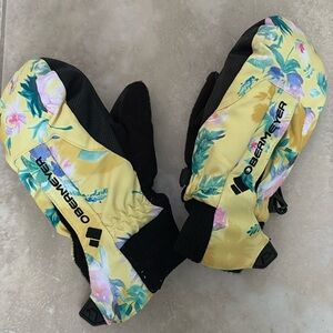 Obermeyer kids mitten yellow